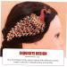Housoutil Peacock Crown Hair Comb Pearl Hair Accessories Bridal Peafowl Headpieces Bridal Hair Comb Peacock Accessories Tiara Wedding Rhinestone Hair Combs Red Bride Zinc Alloy Rhinestones - Buy Online on GoSupps.com