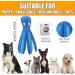 Squeaky Dog Soft Toy No Stuffed Octopus Dog Chew Toy with Crinkle Paper Plush Dog Teeth Cleaning Toy for Medium Large Dog (Blue) - Buy Online on GoSupps.com