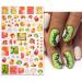 JMEOWIO Summer Fruit Nail Stickers - 9 Self-Adhesive Lemon Nail Art Designs for Stunning Nail Decoration - Buy Online on GoSupps.com