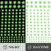 Glow in The Dark Stars Decals 633 Pcs - Luminous Dot 3D Starry Stickers for Ceiling and Wall Decor - Kids Bedroom Green - Buy Online on GoSupps.com