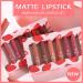 6 Colors Matte Liquid Lipstick Long Lasting Waterproof Lip Gloss Smooth Collection for Office Casual Party 24 Hours Waterproof Lipstick - Buy Online on GoSupps.com