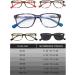 Stylish 2.0 Reading Glasses for Women and Men - 5 Pack with Sunglasses Reader and Spring Hinge in Assorted Colors - Buy Online on GoSupps.com