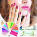 SILPECWEE 16 Sheets Fluorescent Nail Wraps - Self-Adhesive Nail Polish Stickers for Women | Gel Nail Strips & 1 Nail File - Vibrant Fingernail Manicure Decor - Buy Online on GoSupps.com