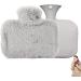 Heat Bottle with Soft Cover - 1500ml Hot Water Bag | Fleece Handbag for Cramps | Removable Bed Warmer - Kot-au - Buy Online on GoSupps.com