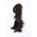 12 inches Adjustable Messy Style Ponytail Hair Extensions Synthetic Hairpiece with Jaw Claw Amazing Shape for Women Dark Brown - Buy Online on GoSupps.com