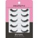 Ryshi False Eyelashes with 5 Pairs Dramatic Look with Self-adhesive and Reusable Lash Set Enhance Natural Beauty for Extra Volume