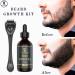 Striking Viking Beard Growth Kit: Beard Roller & Biotin Oil Set for Thickening and Conditioning Beards - Sandalwood Scented - Men's Facial Hair Growth Essentials - Buy Online on GoSupps.com