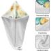 Summer Teal Gold Butterflies Hair Towel Set - 2 Pack Super Absorbent Quick Dry Hair Turbans for Women & Girls - Buy Online on GoSupps.com