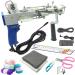 BLBO Tufting Gun Cut Pile and Loop Pile 2in1 Dual-Use rug gun rug making kit Embroidery Machine punch needle kit  DIY Efficient Hand-Held Knitting Machine 5-45 Stitches/Sec(Tufting Gun kit Adjustable)