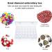 Inifus 70pcs 5D DIY Diamond Painting Accessories - Purple Diamond Embroidery Box and Roller - Ideal Tools for Adults and Kids - Buy Online on GoSupps.com