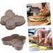 OUNONA 6 Pcs Butterfly Cake Mold Ice Cream Decor Non- Stick Mold Birthday Cake Pan Christmas Fondant Ice Cubes Chocolate Bakeware Novelty Cake Molds Soap Making Tools Household Silica Gel 17.6X14.8CMx3pcs - Buy Online on GoSupps.com