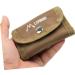 Beavorty Khaki Travel Organizer for Men - Safety Razor & Beard Care Bag 11x7cm - Buy Online on GoSupps.com