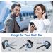 Ngsod Bluetooth Headset- Wireless Headset with Microphone | 90 Days Standby, 110 Hours Talktime | Bluetooth Earpiece for Cell Phone, Tablet, Laptop | Headphones for Trucker, Driver, Business - Buy Online on GoSupps.com