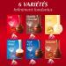 Lindt - Bo te Cadeau LINDOR - Assortiment de Chocolat au Lait Noir 45% Blanc Noisette C ur Blanc Double Chocolat - C ur Fondant 930g Classique 930g - Buy Online on GoSupps.com
