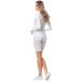 Be Mammy Maternity Short Leggings Tights BE20-228 M White - Comfortable and Stylish Pregnancy Wear - Buy Online on GoSupps.com