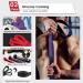 Extra Long Resistance Bands for Strength Training | Fitness Straps for Gymnastics & Yoga - Red Black Purple - Buy Online on GoSupps.com