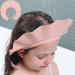 Baby Shower Cap Bath Visor Protection Silicone Adjustable Safe Shower Bathing Cap for Infants Toddler Baby Kids Children (6 Months-12 Years old/36-58cm Pink)