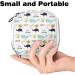 Portable Sanitary Napkin Storage Bag - Marine Design with Dolphin Sea Turtle & Fish - Ideal for Menstrual Cup & Women's Period Needs - Buy Online on GoSupps.com