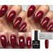 Bluesky Nail Gel Polish MISTLETOE KISSES Christmas Cherry Red with Fine Glitter UV LED Soak Off