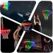 LED Basketball Hoop Lights - Solar Powered Swish Rim Light for Night Outdoor Play - Great for Adult Training - 3 on 3 Basketball - Buy Online on GoSupps.com
