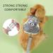 Shop Premium Rabbit Accessories: Harnesses Collars Leashes & Dishes for Small Animals - Adjustable & Breathable (Gray) - Buy Online on GoSupps.com