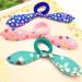 Demarkt Rabbit Ears Hair Tubes - Rubber Tape Ponytail Holders & Ribbons 100pcs Random Colors | Stylish Hair Accessories for All! - Buy Online on GoSupps.com