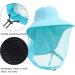 DRYIC Mosquito Head Net Mesh Hat - Extra Fine Holes Insect Netting Bug Face Shield Sun Protection Bug Bee Keeper Outdoor Fishing Hiking Camping Gardening Blue - Buy Online on GoSupps.com