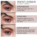 Buy Liquid Eyebrow Pen | Waterproof Microblading Pencil | Long-Lasting 4 Point Eyebrow Gel #002 Dark Brown - Perfect for Natural Brows - Buy Online on GoSupps.com