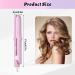 Omaky 2-in-1 Mini Curling Wand & Flat Iron - Portable Hair Straightener for All Hair Types Perfect for Travel - Pink - Buy Online on GoSupps.com