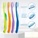 Soft-Tip Toothbrush for Sensitive Teeth - Super Soft Adult Toothbrushes (8 Count) - Gentle Care in 4 Colors - International Shipping Available - Buy Online on GoSupps.com