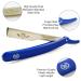 Zeepk Barber Salon Quality Straight Edge Razor for Men | Includes 10 Shaving Blades | Premium Beard Shaving Tool - Buy Online on GoSupps.com