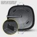 Frying Pan Kitchen Cookware Grill Pan Grill Pan Maifanstone BBQ Plate Square Food Grade Barbecue Pan Non Stick Barbecue Grill Plate for Family Barbecue for Korean Restaurant - Buy Online on GoSupps.com