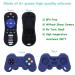 PalmPalm Baby Teether Toys - TV Remote and Gamepad Shape Silicone Teething Pacifiers for Babies 3-12 Months (Black+Blue) - Buy Online on GoSupps.com