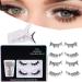 False Eyelashes - Charming Lashes Set Soft Magnets False Eyelashes | Portable Convenience Magnetic Eyelashes Natural Look Reusable Magnetic Lashes Set with Tweezers for Cosplay Supply - Buy Online on GoSupps.com