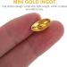 NUOBESTY 10pcs Golden Ingot Citrine Chinese Yuan Bao Feng Shui Wealth Luck Decor - Prosperity Charm - Buy Online on GoSupps.com