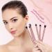 6 Pcs 2-in-1 Eyeshadow Smudge Brush Set | Double Ended Makeup Applicator for Eye Shadow & Concealer | Soft & Pointed Foundation Brush for Blending | Ideal for Eye Makeup - Buy Online on GoSupps.com
