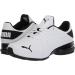 PUMA Men's Viz Runner Sneaker 11 Wide - White/Black | Lightweight Athletic Shoes - Buy Online on GoSupps.com
