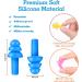 200 Pairs Reusable Silicone Ear Plugs - Noise Cancelling for Sleeping, Swimming, Concerts - 10 Assorted Colors with Carry Cases - Buy Online on GoSupps.com