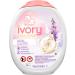Ivory Snow Laundry Detergent Pacs Lightly Scented Lavender HE Compatible 45 Count - Buy Online on GoSupps.com