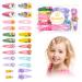 24 pieces hair clips girls girls hair accessories snap hair clips flower hair clips hair clips for baby girls children