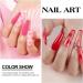 Nail Dipping Powder Kit 4 Colors for DIY Nail Art Long Lasting and Simple Operation High Quality No Need for Nail Lamp for Beginner Home Salon Manicure Gifts color14 - Buy Online on GoSupps.com