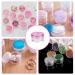 Accmor 100pcs 3g Empty Sample Containers with Lids - Cosmetic Jars + 5 Mini Spatulas - Buy Online on GoSupps.com