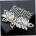 Didiseaon Rhinestone Hair Comb Rhinestone Headpiece Bridal Hair Comb Pearl Hair Clip Wedding Hair Accessory Crystal Headpiece Gold Tiara Goody Hair Glass Bride Hair Accessories - Buy Online on GoSupps.com