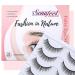 SONAFEEL Short Cat Eye False Eyelashes 12mm - 14 Pairs | Natural Handmade Reusable 3D Mink Lashes for Glasses with a Subtle Cat Eye Effect - Buy Online on GoSupps.com
