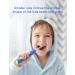 FOSOO Kids Electric Toothbrush Heads - Smaller Head & Soft Bristles (Ages 3+) - 4 Pack - Buy Online on GoSupps.com