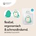 Matchstick Monkey Flat Face Teether - Antimicrobial Silicone BPA-Free Perfect Teething Aid for 3 Months+ (Monkey Green) - Buy Online on GoSupps.com