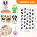 122PC Dog Party Gifts | Birthday Party Accessories for Dogs | Gift Bags DIY Facial Stickers Keychains & Stickers for Kids - Buy Online on GoSupps.com