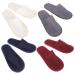 Amosfun Spa Slippers Home Guest Disposable: 8 Pairs Bathroom Non- Slip Shower Sandal Bath Slippers Indoor Slippers for Mens Womens (Random Color)