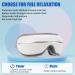 Nadie Eye Massager - Smart Heated Eye Mask with Bluetooth Music & 5 Massage Modes for Eye Strain Dry Eyes & Migraines - International Shipping Available - Buy Online on GoSupps.com