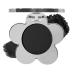 Erinde Matte Eyeshadow Palette Single Eye Shadow Powder Palette Korean Style Makeup Palette High Pigmented Nude Soft Beige Brown Dark Smoky Cosmetic Eyeshadows #107 Black